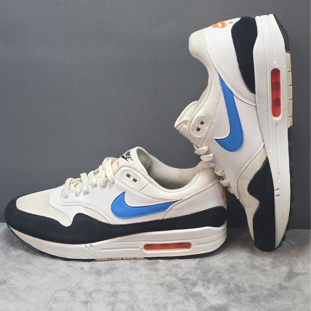 Size 9 - Nike Air Max 1 Photo Blue Total Orange